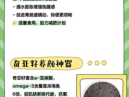 奇亚籽的功效与作用(奇亚籽的功效与作用及副作用禁忌)